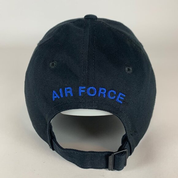 Air Force Falcons NCAA Black Green Camo Nike Heritage86 Strapback Hat - Picture 4 of 6